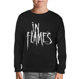In Flames - Logo Black Kids Sweatshirt