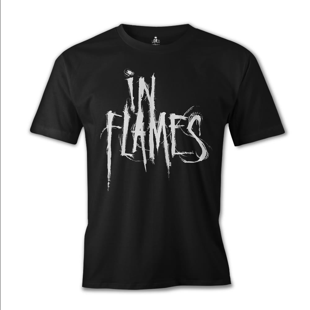 In Flames - Logo Black Men's Tshirt