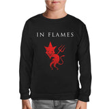 In Flames Black Kids Sweatshirt