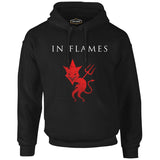 In Flames Black Men's Zipperless Hoodie