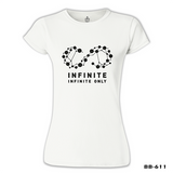Infinite - Only Beyaz Kadın Tshirt