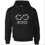 Infinite - Only Black Men's Zipperless Hoodie