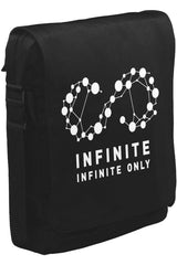 Infinite - Only Unisex Black Messenger Bag 