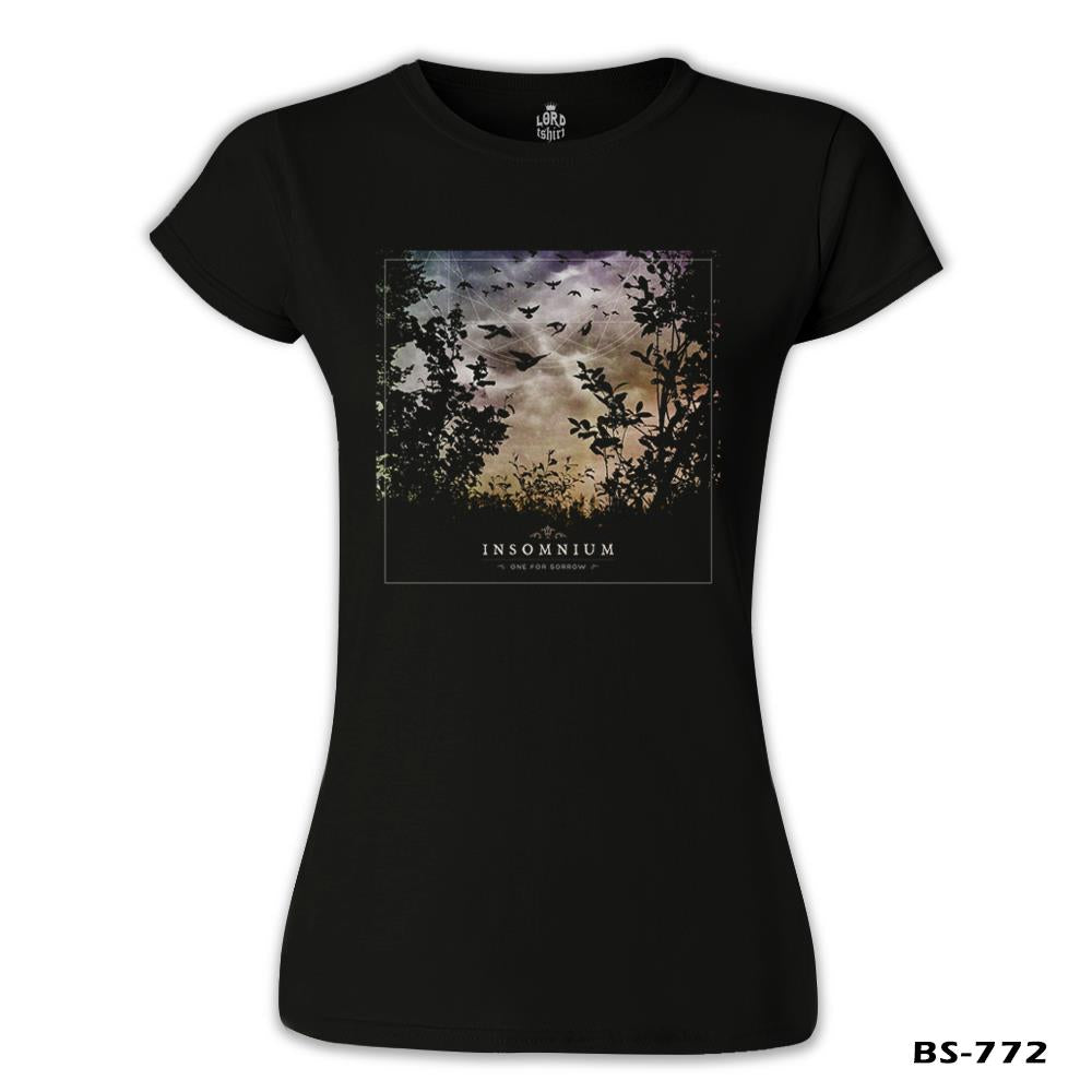 Insomnium - One for Sorrow Siyah Kadın Tshirt