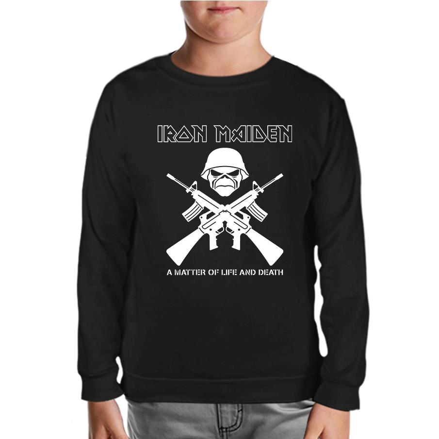 Iron Maiden - A Matter of Life and Death Black Kids Sweatshirt