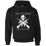 Iron Maiden - A Matter of Life and Death Black Men's Zipperless Hoodie