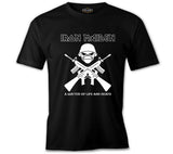 Iron Maiden - A Matter of Life and Death Siyah Erkek Tshirt