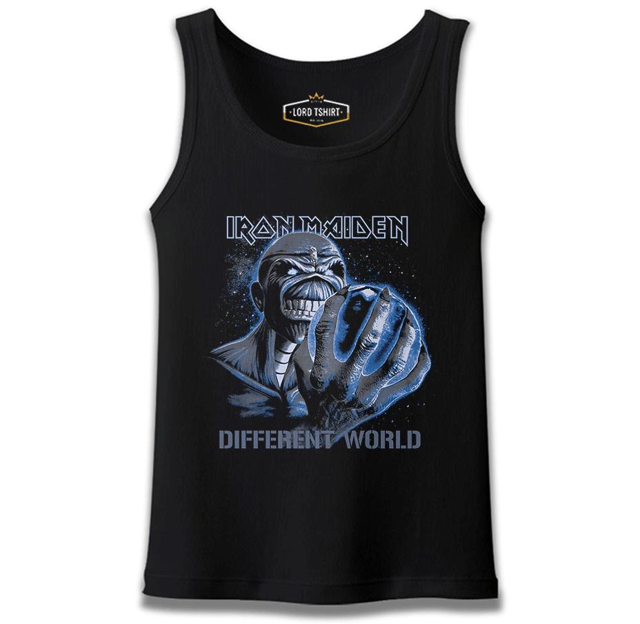 Iron Maiden - Different World Siyah Erkek Atlet