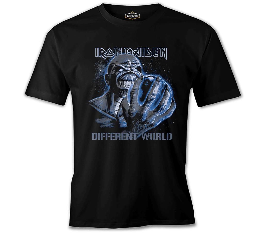 Iron Maiden - Different World Siyah Erkek Tshirt