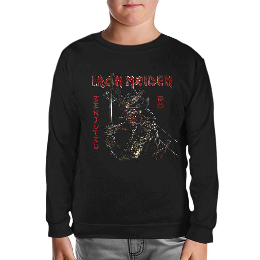 Iron Maiden - Senjutsu Siyah Çocuk Sweatshirt