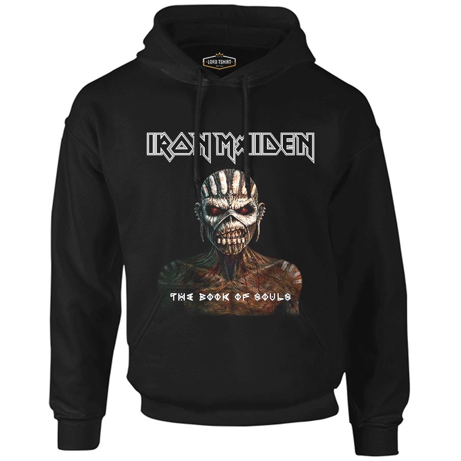Iron Maiden - The Book of Souls Black Men's Zipperless Hoodie