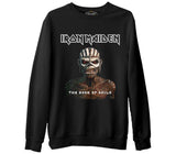Iron Maiden - The Book of Souls  Siyah Erkek Kalın Sweatshirt