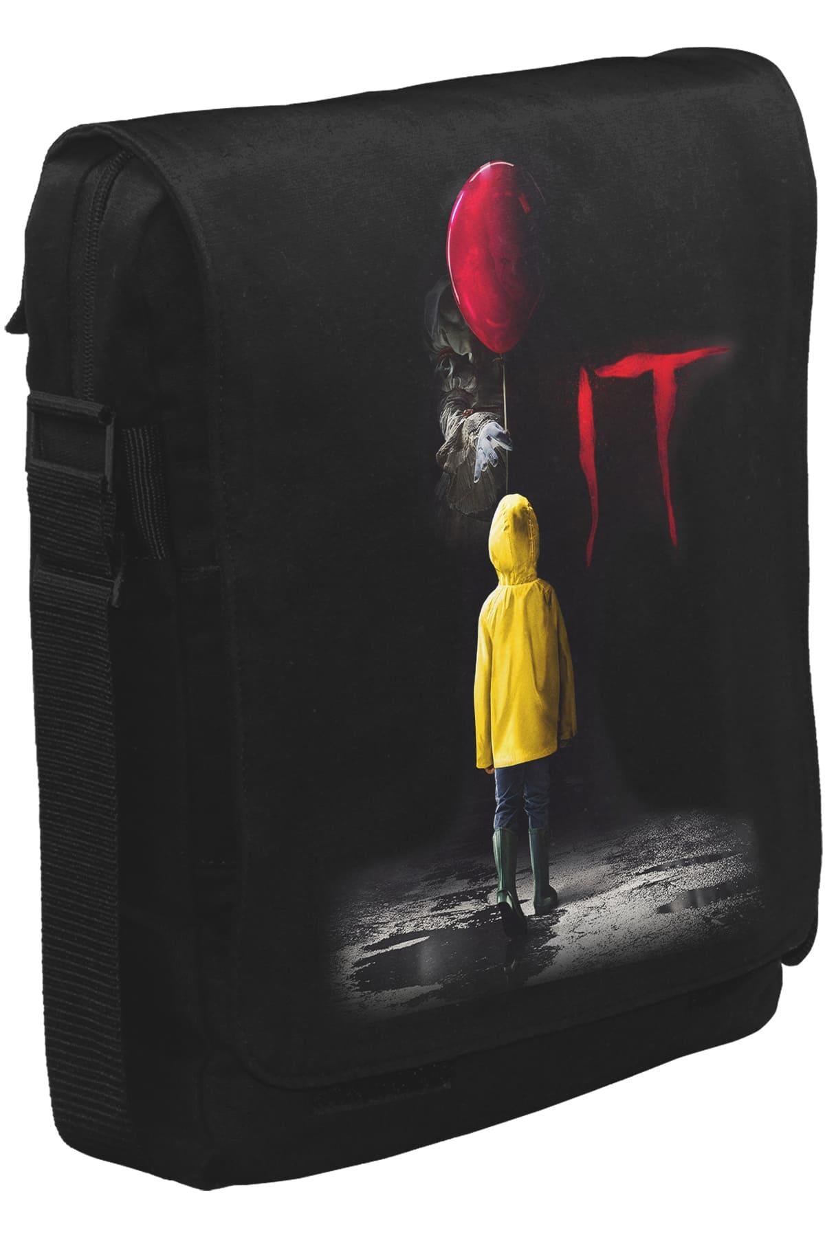 IT - Pennywise Unisex Siyah Postacı Çanta