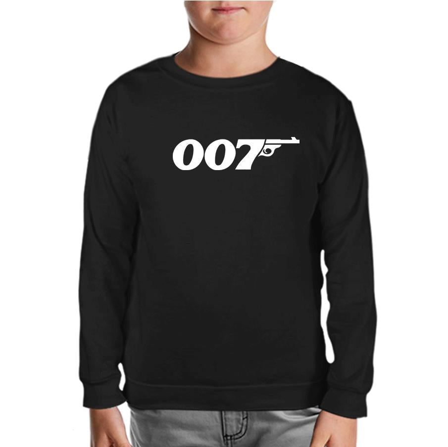 James Bond - 007 Black Kids Sweatshirt