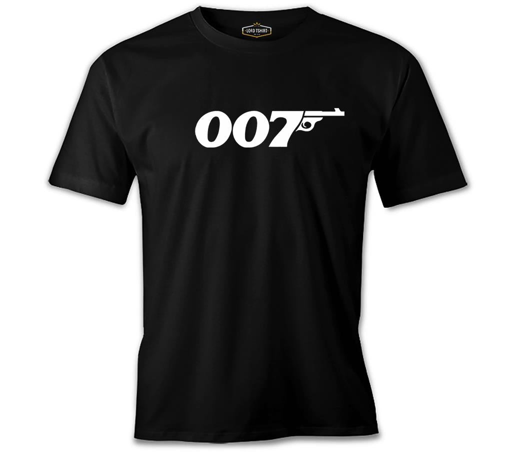 James Bond - 007 Siyah Erkek Tshirt