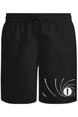 James Bond - Never Say Never Unisex Black Shorts