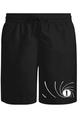 James Bond - Never Say Never Unisex Siyah Şort