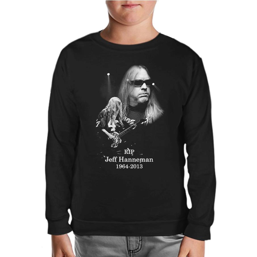 Jeff Hanneman - RIP Black Kids Sweatshirt