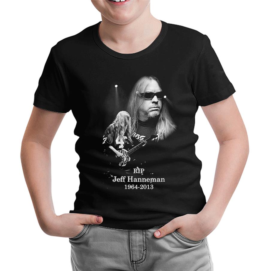 Jeff Hanneman - RIP Black Kids Tshirt