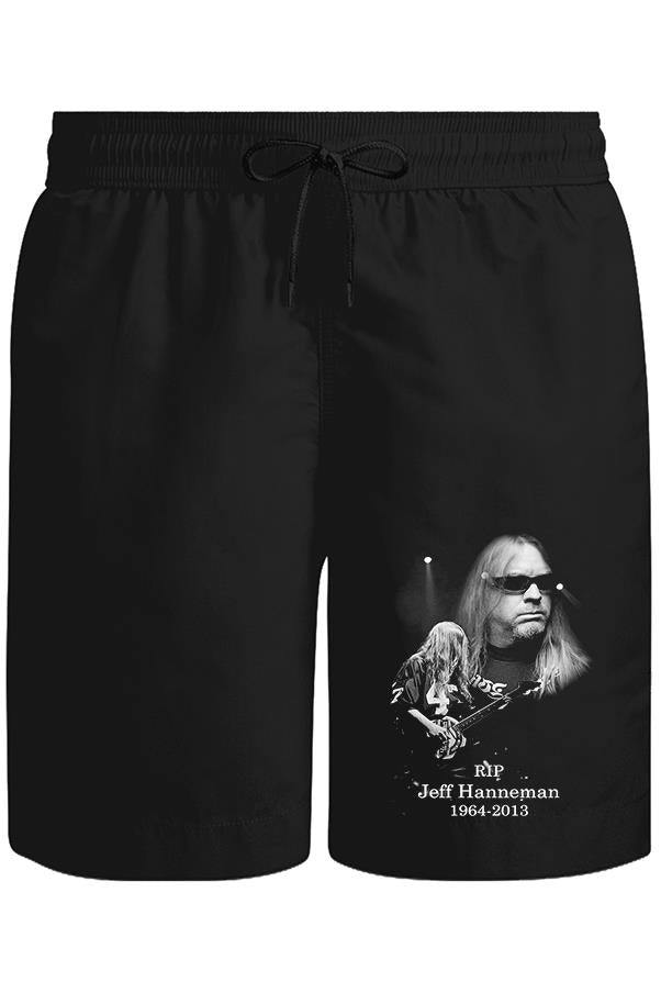 Jeff Hanneman - RIP Unisex Siyah Şort