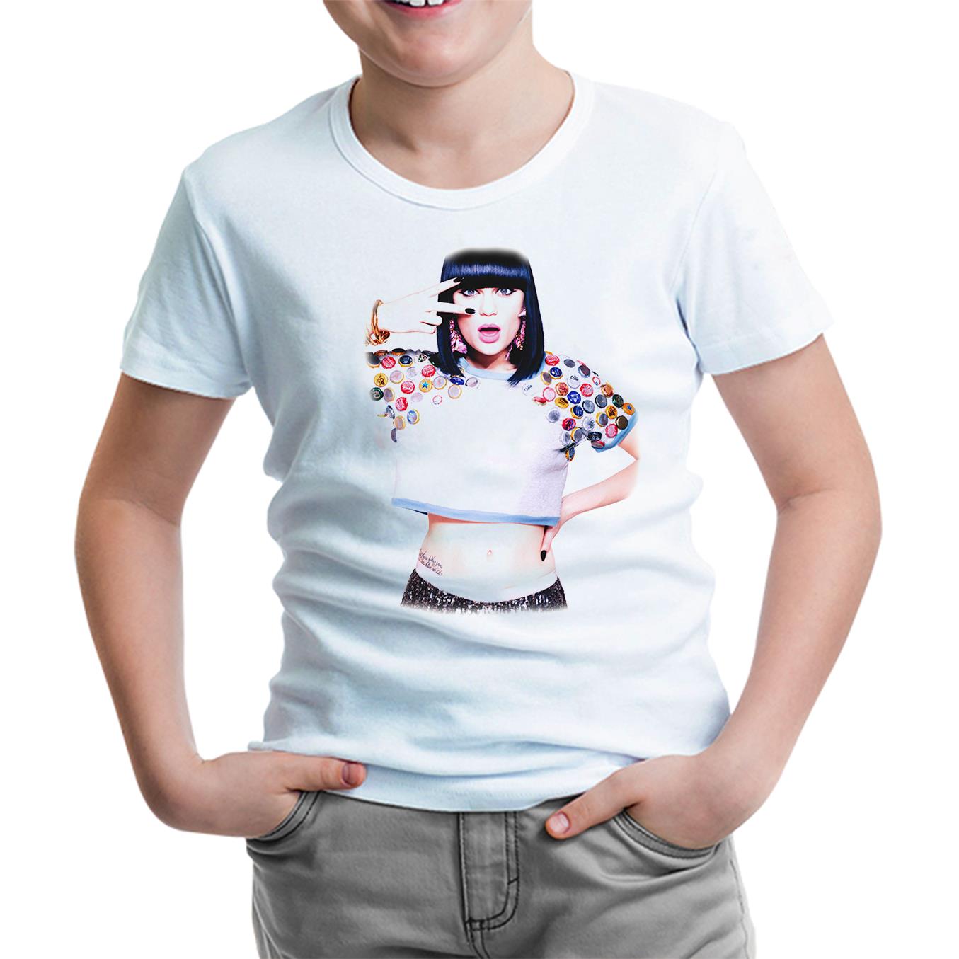Jessie J Beyaz Çocuk Tshirt