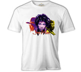 Jimi Hendrix White Men's Tshirt