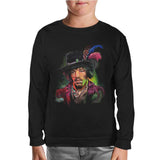 Jimi Hendrix Black Kids Sweatshirt