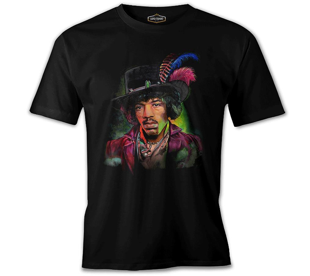 Jimi Hendrix Siyah Erkek Tshirt