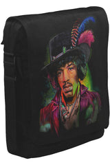 Jimi Hendrix Unisex Siyah Postacı Çanta