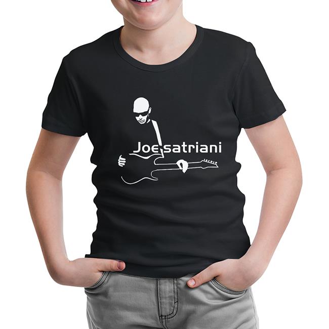 Joe Satriani - Gitar Siyah Çocuk Tshirt