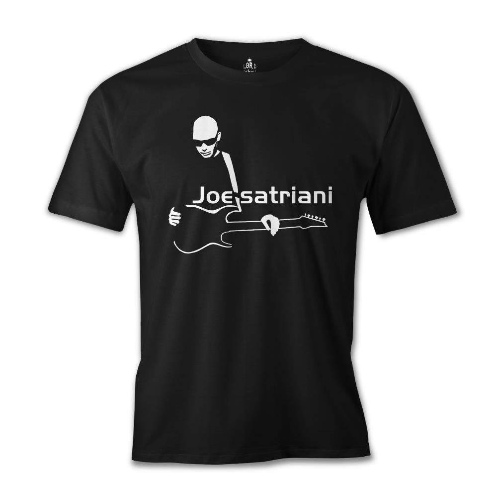 Joe Satriani - Gitar Siyah Erkek Tshirt