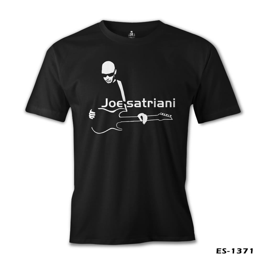 Joe Satriani - Gitar Siyah Erkek Tshirt