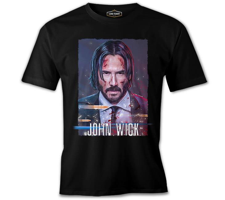 John Wick - Bullets Siyah Erkek Tshirt