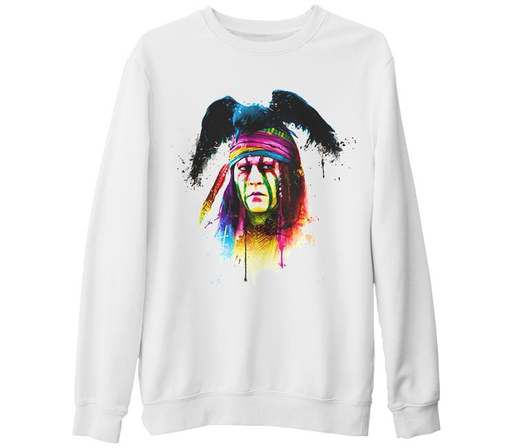 Johnny White Thick Sweatshirt