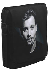 Johnny Depp Unisex Siyah Postacı Çanta