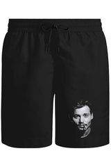 Johnny Depp Unisex Siyah Şort