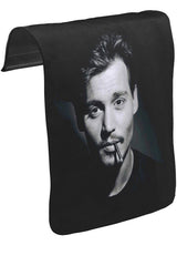 Johnny Depp Unisex Siyah Tak-Çıkar Postacı Çanta Kapağı CK-1291