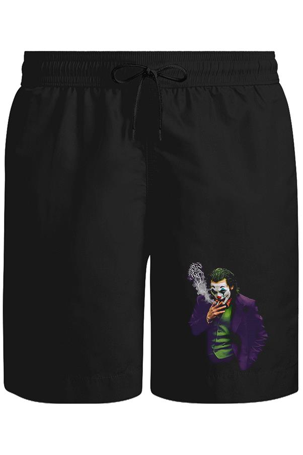 Joker - Arial Unisex Siyah Şort