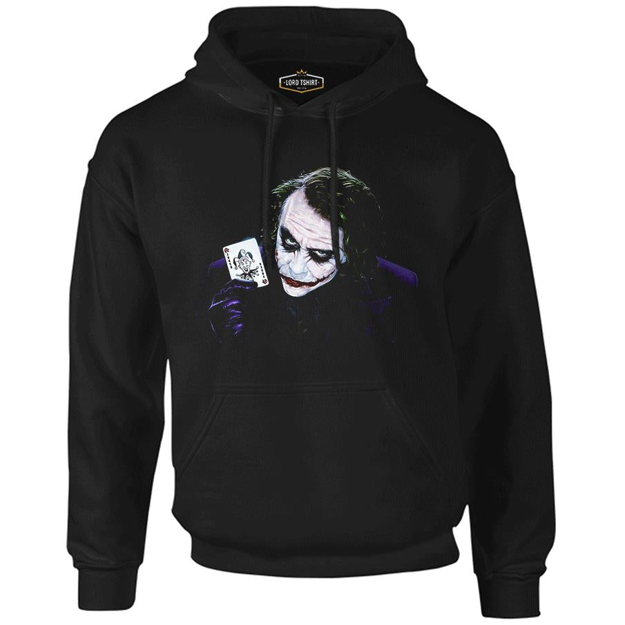 Joker - As Siyah Erkek Fermuarsız Kapşonlu