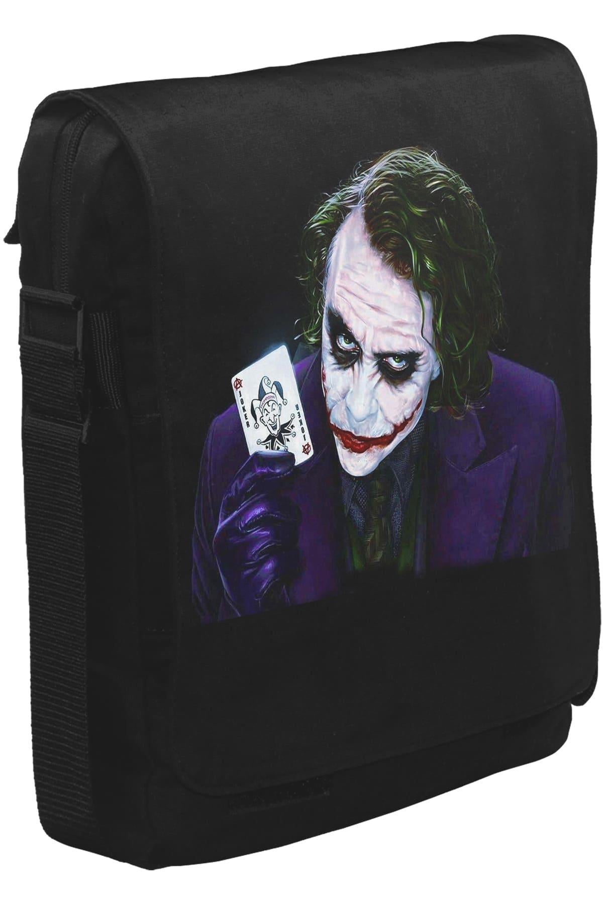 Joker - As Unisex Siyah Postacı Çanta