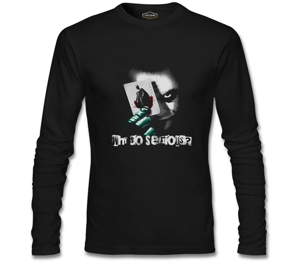 Joker - Cards Siyah Erkek Sweatshirt