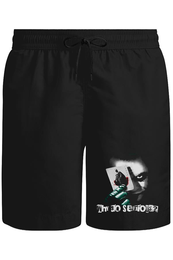 Joker - Cards Unisex Siyah Şort