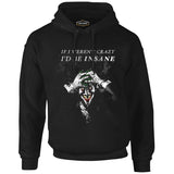 Joker - I'd be Insane Siyah Erkek Fermuarsız Kapşonlu