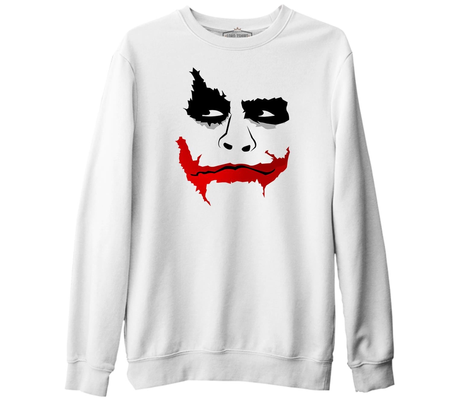 Joker - Look Beyaz Kalın Sweatshirt