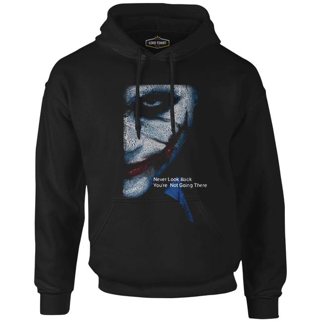 Joker - Never Look Back Black Men's Zipperless Hoodie