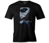 Joker - Never Look Back Siyah Erkek Tshirt