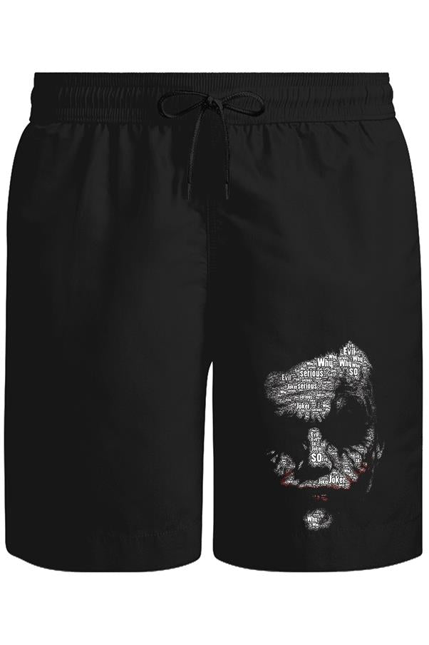 Joker - So Evil Unisex Black Shorts 