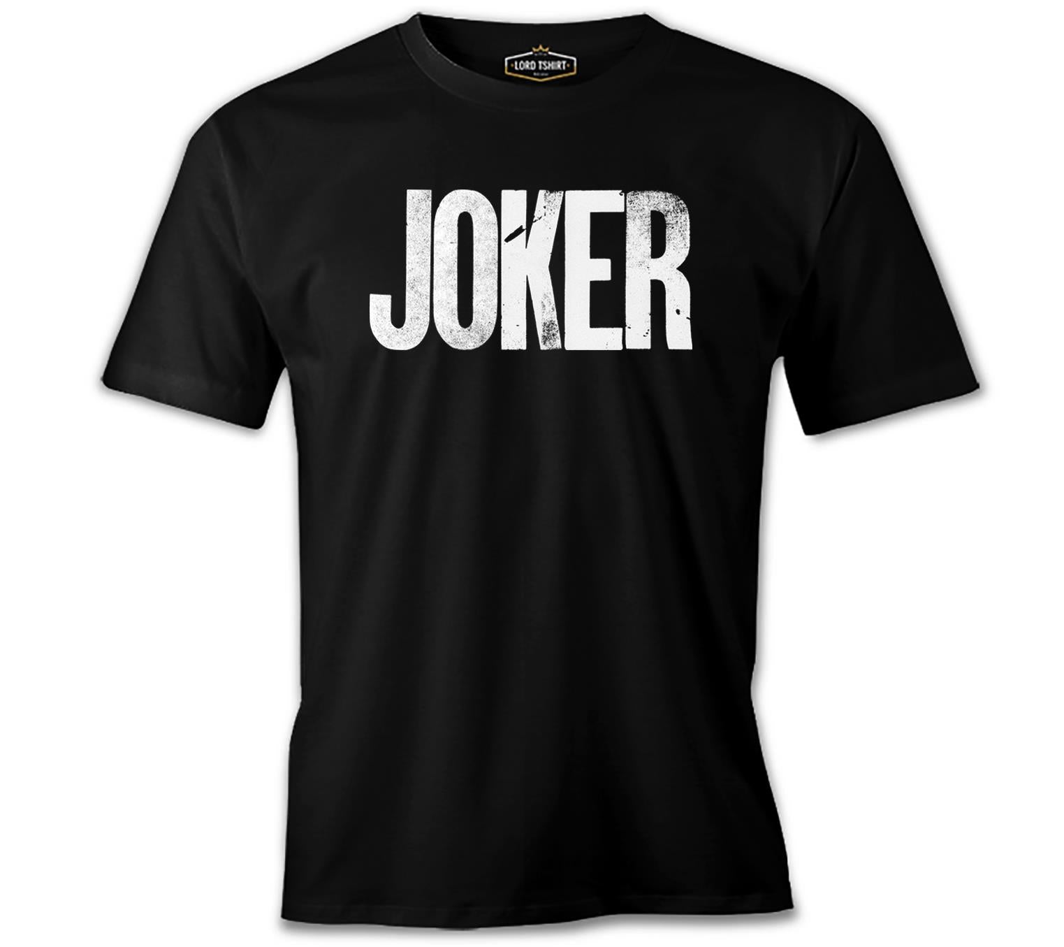 Joker - Texture Siyah Erkek Tshirt