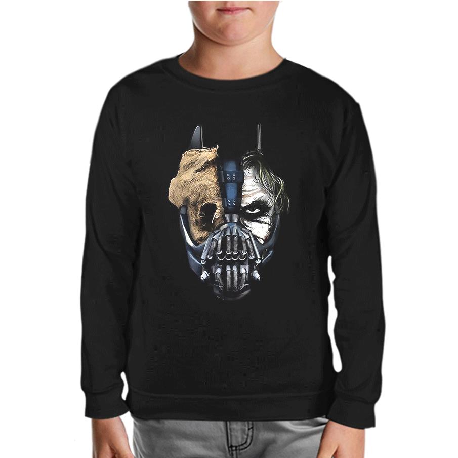 Joker Triology Siyah Çocuk Sweatshirt