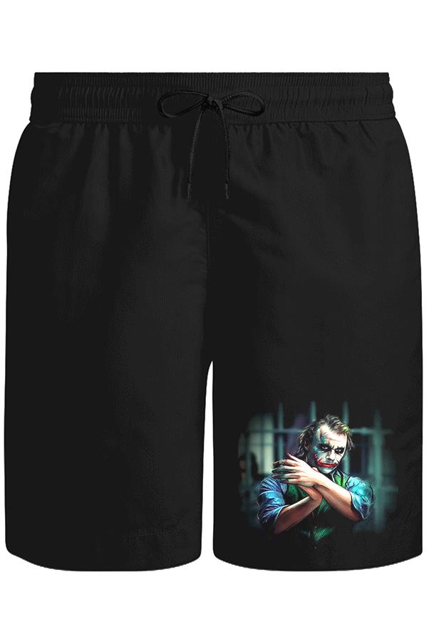 Joker Unisex Siyah Şort